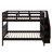 Full-Over-Full Bunk Bed With Guard Rail And Storage-184605771