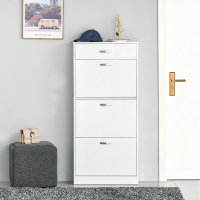 18 Pair Shoe Storage Cabinet