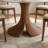 Aurora 39"/43" Modern Round Dining Table With Hand-Crafted Solid Wood Pedestal Base -  Circular Kitchen Table For Small Spaces & Breakfast Nooks-1902396411-1902396410-1902396415
