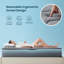  Surmatelas rafraîchissant très grand, surmatelas de soutien, housse de protection respirante et douce, housse de lit à poches profondes, lavable à la machine (gris foncé, très grand)-141475527