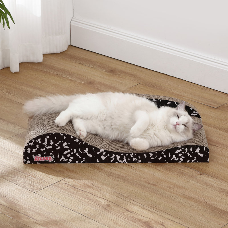 Grattoir pour chat Elmajian, Noir / blanc
