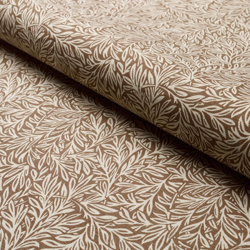 Tissu feuille de saule, Rose
