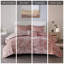 Ensembles de literie en velours luxueux, polyester, conception rosée moderne pour la maison