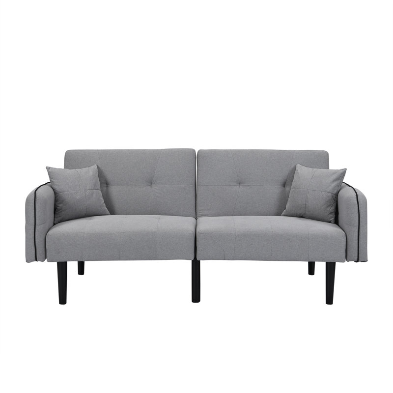 Folding Ottoman Sofa Bed with stereo (Gray)