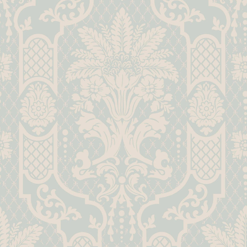 Columnar Bloom - Cloud Blue Wallpaper, Paper, Non-Pasted, Cloud Blue