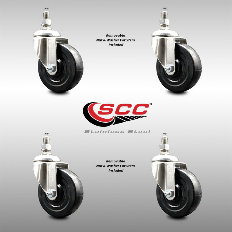 Soft Rubber Casters