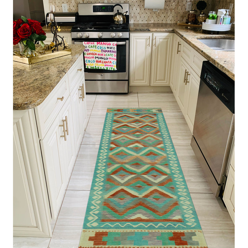 Tapis de couloir bleu Mustafa Lt. Sun