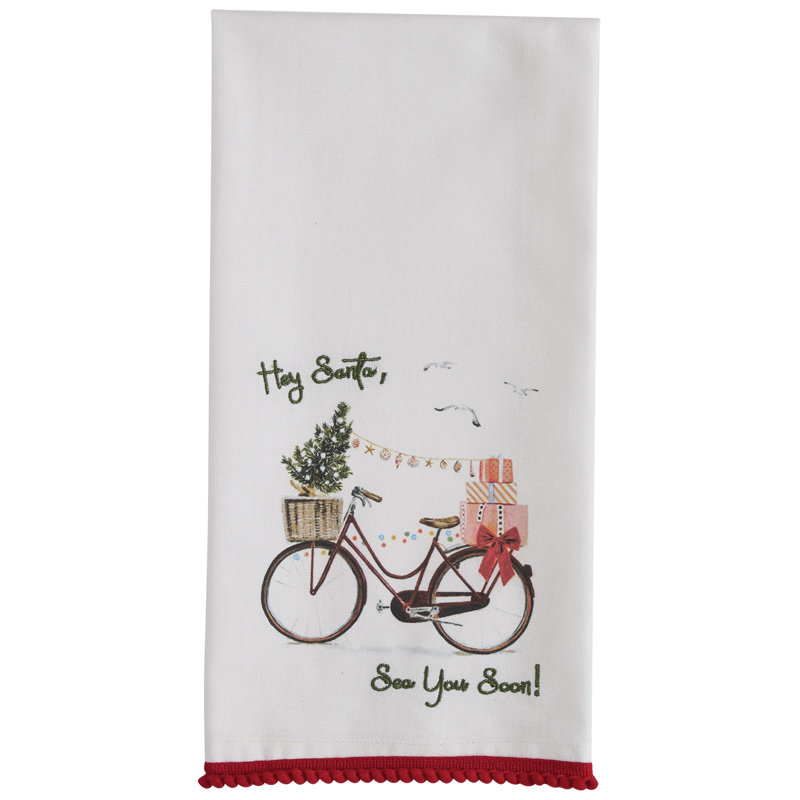  Sea You Soon Green Dishtowel Set of 2, See You Soon Green