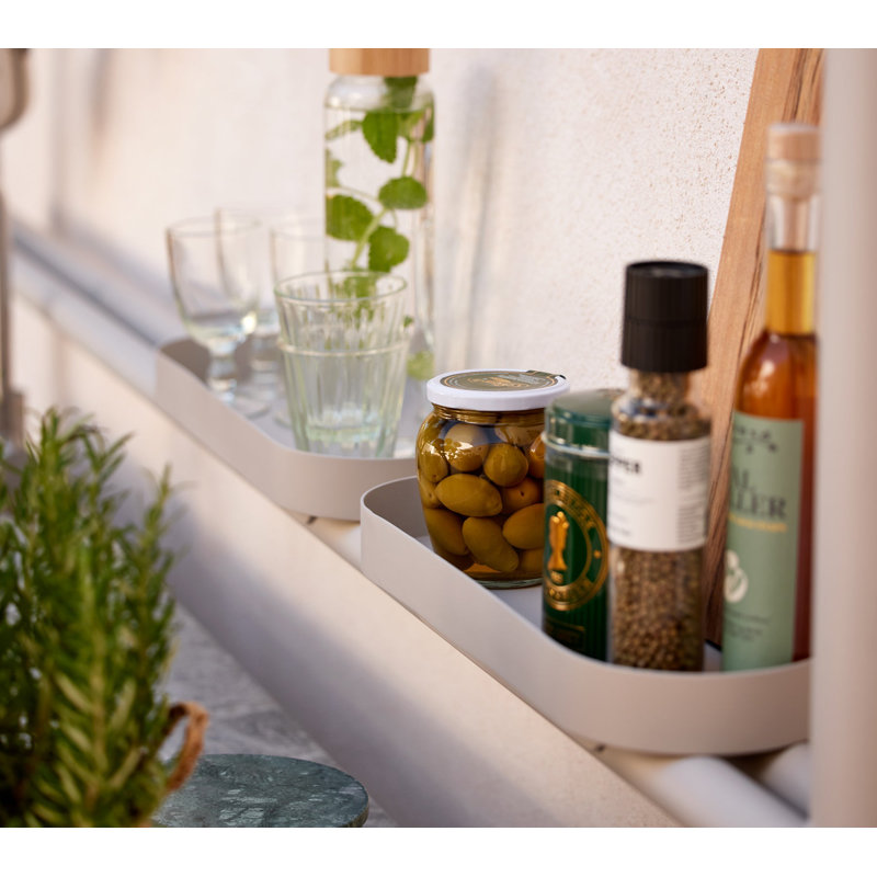 Sticks Kitchen Module W/Teak Shelf