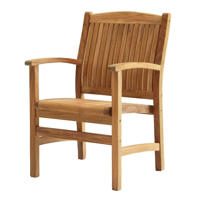 Chaise de patio en teck Nelsen