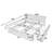 Queen Size Bed Frame (Dark Gray)-2116423067