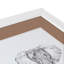 Cadre pour photo simple 16 po x 24 po en bois mat-70816614