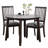 39.6" High Upholstered Cushioned Dining Chairs (Set of 2)