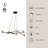 Amara 7 - Light Dimmable LED Sputnik Modern Linear Chandelier-88045346
