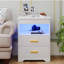 45cm W Manufactured Wood Bedside Table-16667162