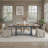 Wauneta Extendable Double Pedestal Dining Table
