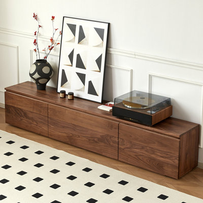 High-quality Walnut Wood TV Stand