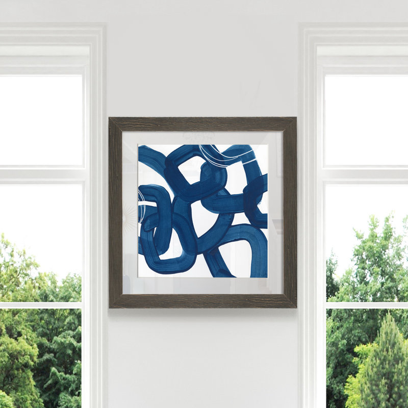 Spool IX-reproduction de photo encadrée sur papier, H 27,5 po x l 27,5 po x P 1,5 po, Cadre gris