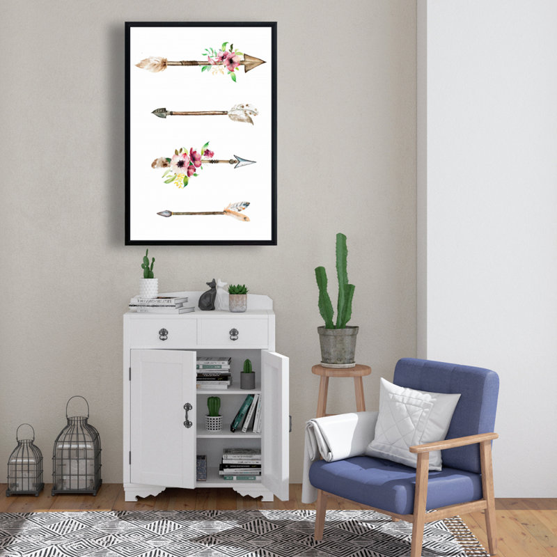 " Arrowheads And Flowers "