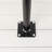 9.5ft Heavy-Duty String Light Pole Stand with Mounting Plate for Patio or Deck