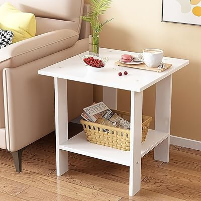 Industrial Rolling Printer Stand 2-Tier Mobile Side Table with Storage Basket Utility Cart for Home Office Living Room Organization for Adults
