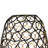 Small Geometric Cage Iron Pillar Candle Holder - - Black And Gold-101097371