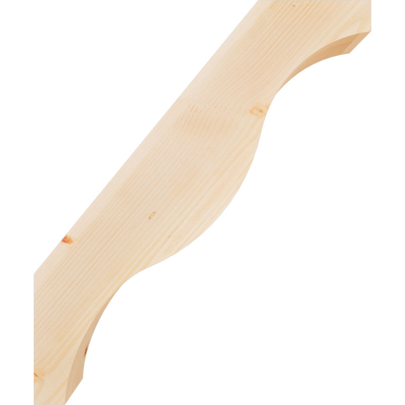Attelle de genou Funston, Sapin de Douglas, Lisse, H 36 po x l 5,5 po x P 30 po