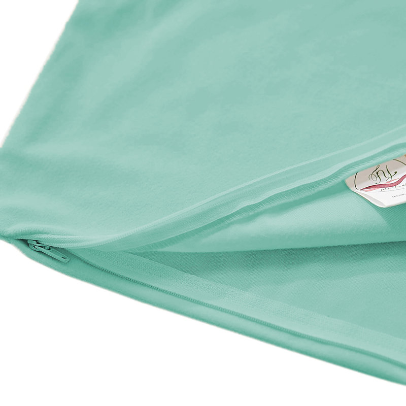 Square Pillow Cover, 20" x 20", Aqua Green