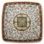 Plateau carré en porcelaine Compote Casey