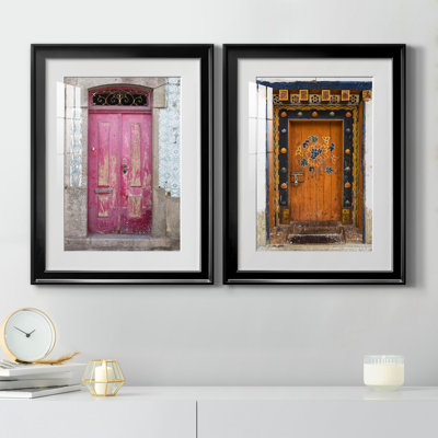 Porte portugaise - ensemble de 2 reproductions de photos