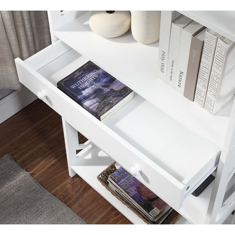 Étagère à livres H 59,75 "x l 31,5" Liman, Blanc