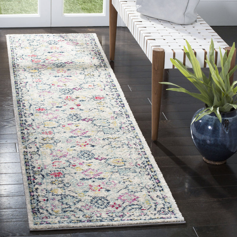Plympton Floral Area Rug, Runner 61 x 244 cm