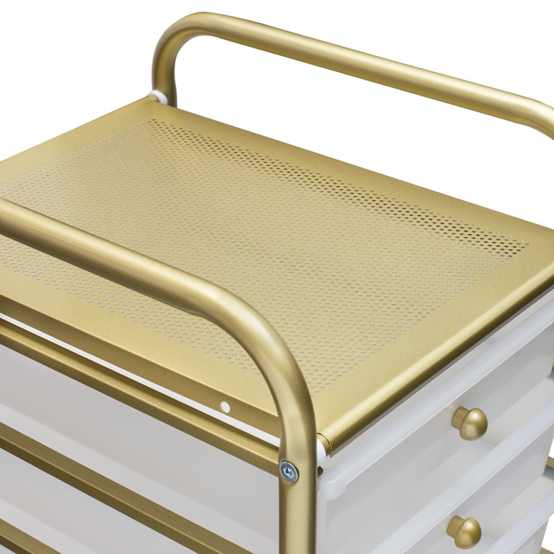 Chariot de rangement Neysa, H 38 po x l 15,25 po x P 12,6 po