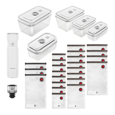 Trousse de démarrage sous vide ZWILLING Fresh & Save en verre / petit/moyen/grand, 30 pièces