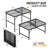 3Ft. Patio Rectangular Folding Table-2058359397