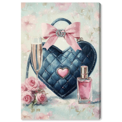 «Little Heart Shaped Purse II», reproduction d'art sur toile 