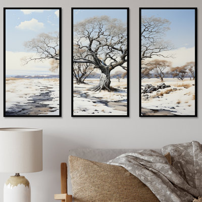 Winters Tree Sycamore 2 - Art mural sycomore