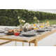 over&back Rimmed 12-Piece Semi Hand-Finished Stoneware Dinnerware Set, Service for 4