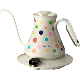 Color‑Changing Electric Gooseneck Kettle With ±0.5℉ Control, Stainless Steel, Fast Boil For Brewing And Tea.