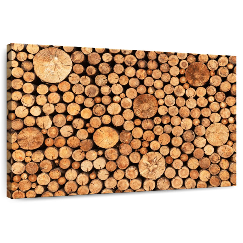 Avery Stacked Logs, 8" H x 12" W