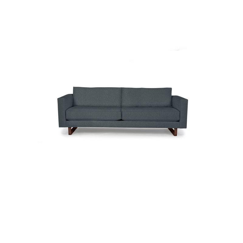 Avalon Sofa, Walnut, Paprika Polyester Blend