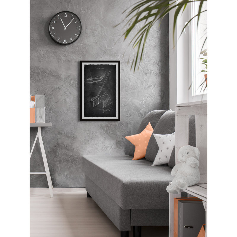 Romo Wrapped Canvas Print, 45cm H x 38cm W, Black, Black