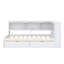 Lit de jour avec deux tiroirs de rangement, armoires de rangement et ports USB-1476667445