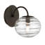 Applique murale pour salle de bain 1 lumière de hauteur 8,25 po Lenora