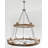 Ridgeline Rustic Wood and Metal Chandelier-1178642883