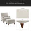 Ensemble chaise et repose-pieds Sea Oat