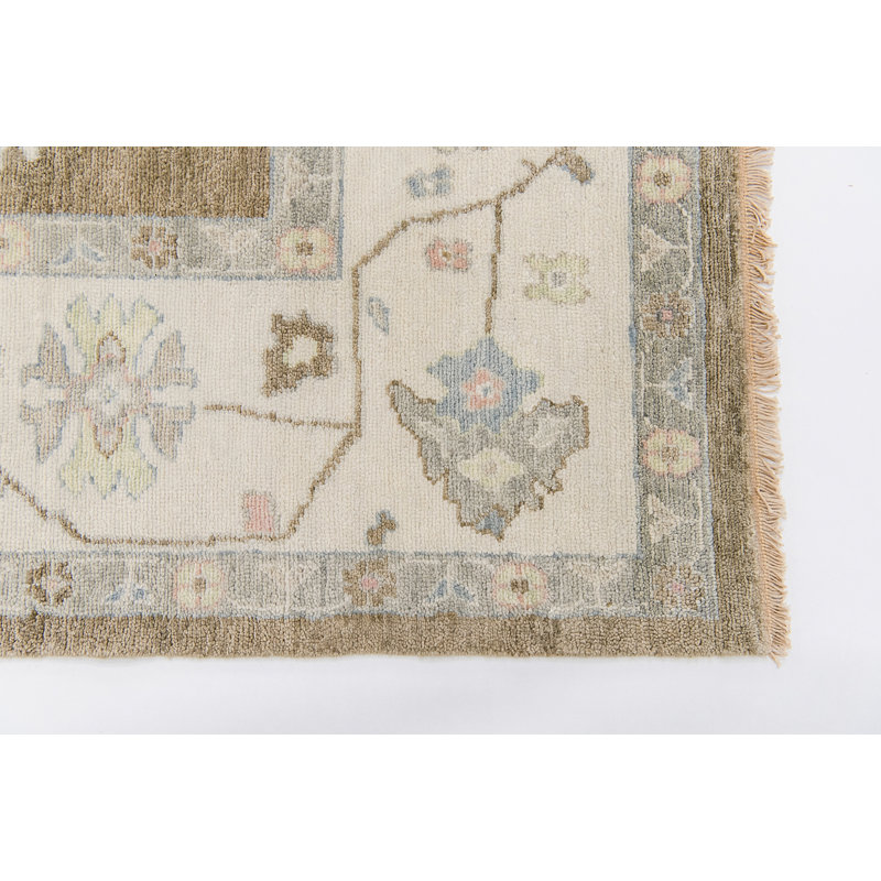 Hand Knotted Wool Oriental Area Rug, Rectangle 12' x 15'