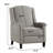 27.9" Wide Modern and Upholstered Soft Push Back Recliner-1886410547