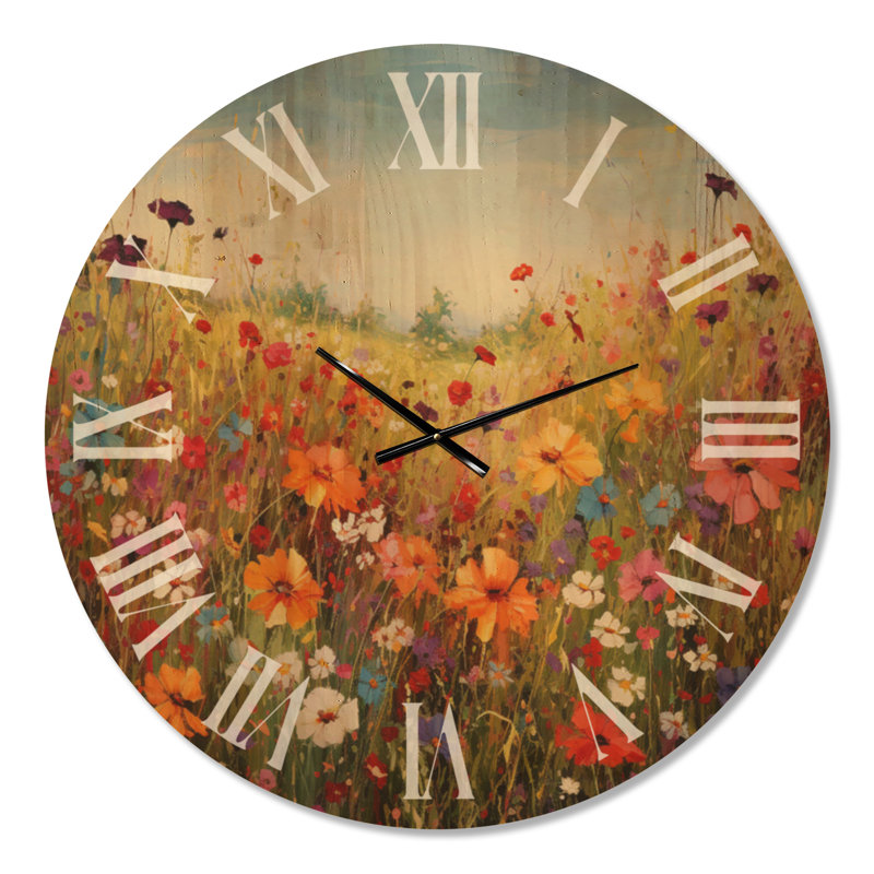 Très grande horloge murale en bois, Surdimensionné