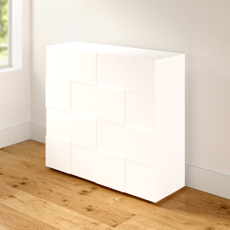 Bailee 121cm Sideboard, Gloss White